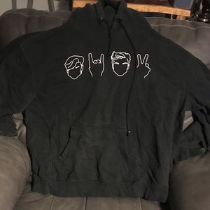 Black Dolan Twins Hoodie